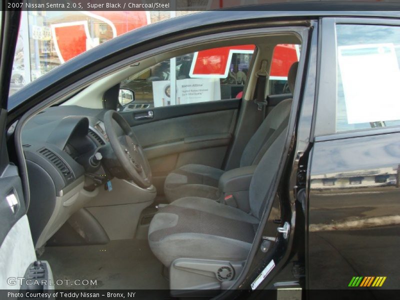 Super Black / Charcoal/Steel 2007 Nissan Sentra 2.0 S