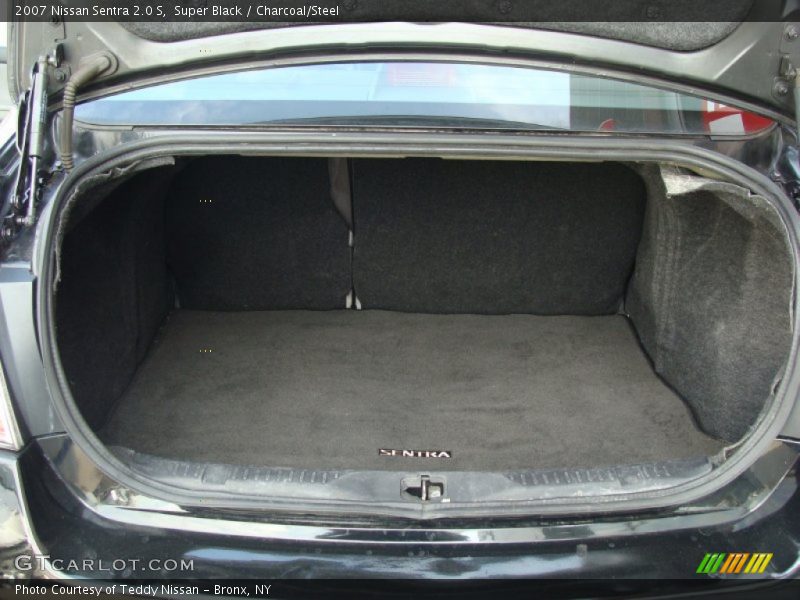 Super Black / Charcoal/Steel 2007 Nissan Sentra 2.0 S
