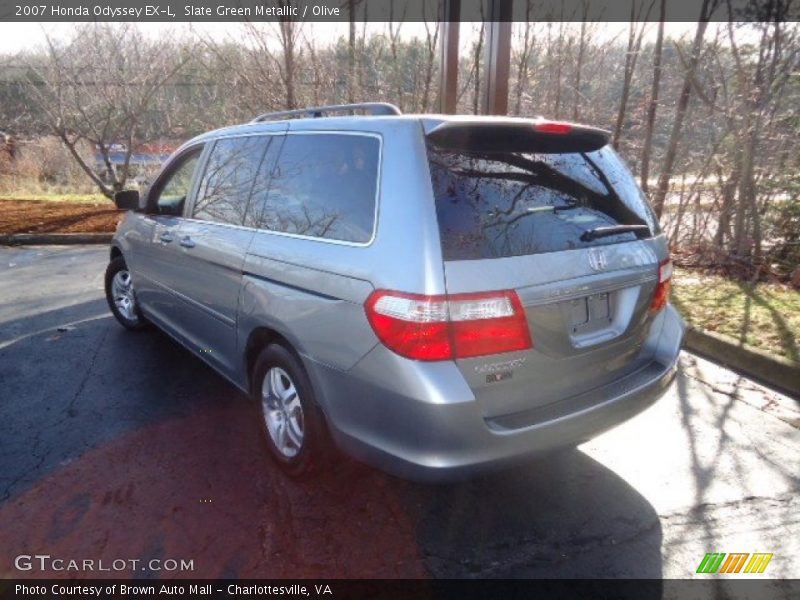 Slate Green Metallic / Olive 2007 Honda Odyssey EX-L