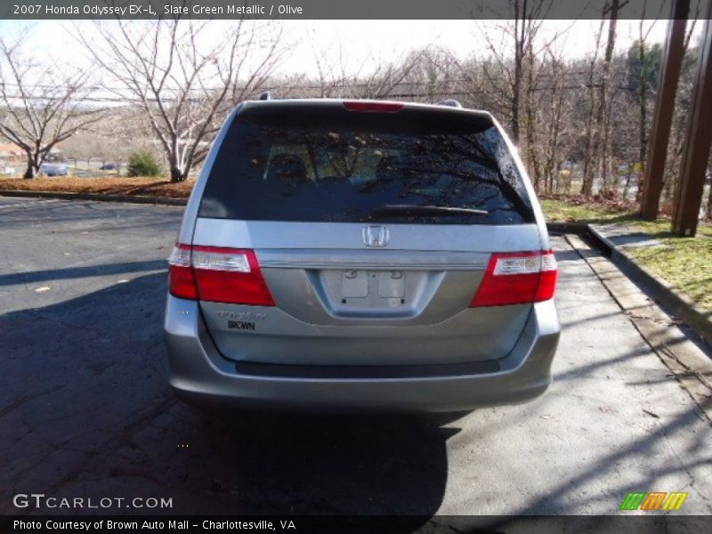 Slate Green Metallic / Olive 2007 Honda Odyssey EX-L