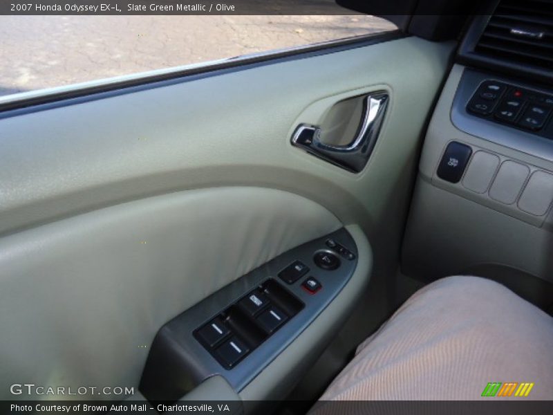 Slate Green Metallic / Olive 2007 Honda Odyssey EX-L