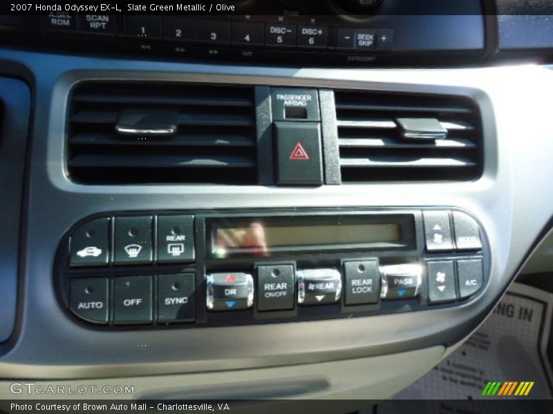 Slate Green Metallic / Olive 2007 Honda Odyssey EX-L
