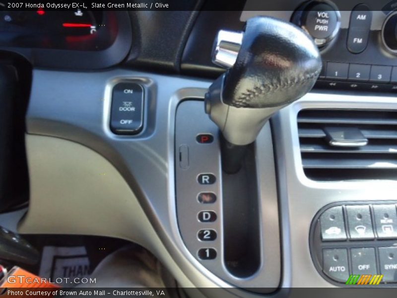 Slate Green Metallic / Olive 2007 Honda Odyssey EX-L