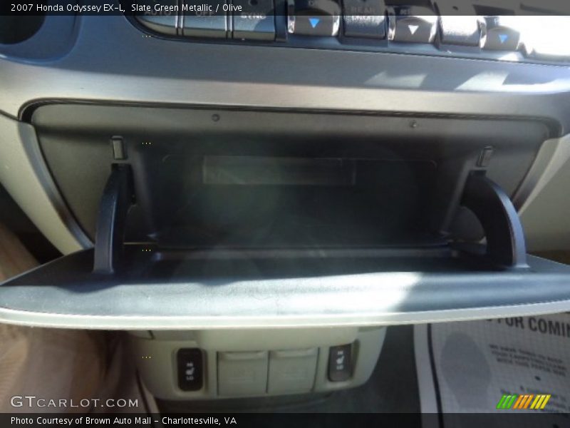 Slate Green Metallic / Olive 2007 Honda Odyssey EX-L