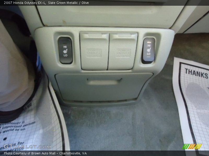 Slate Green Metallic / Olive 2007 Honda Odyssey EX-L
