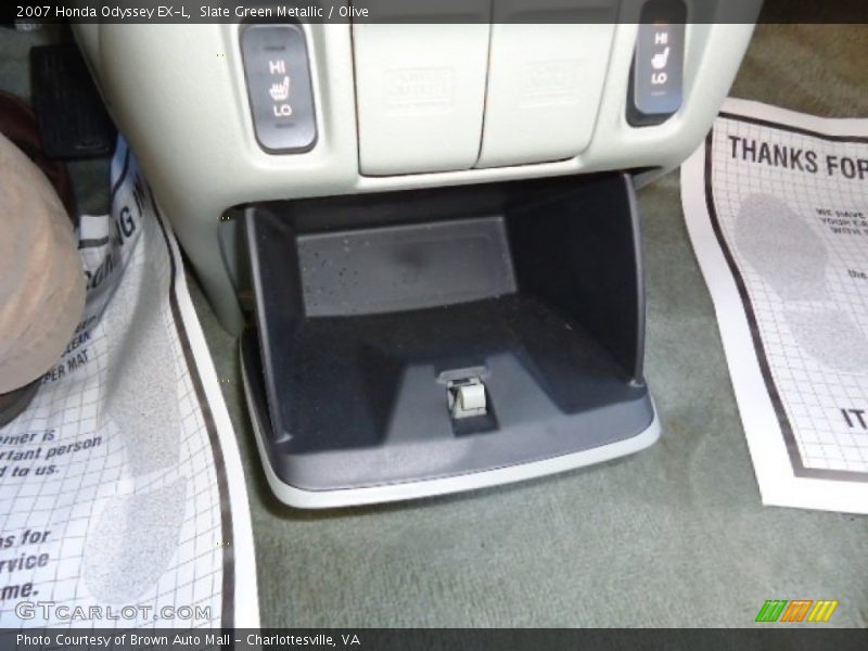 Slate Green Metallic / Olive 2007 Honda Odyssey EX-L