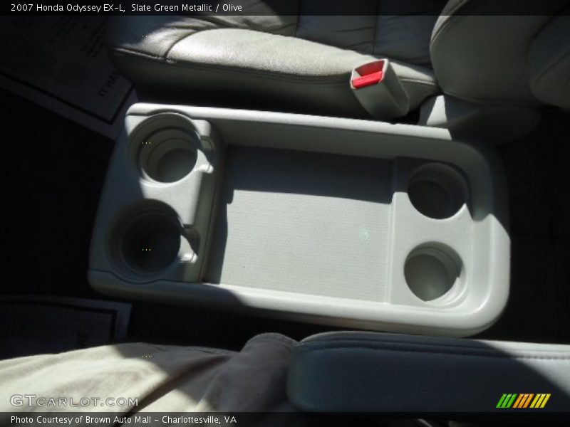 Slate Green Metallic / Olive 2007 Honda Odyssey EX-L