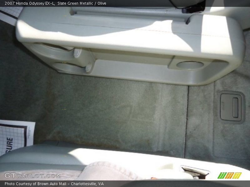 Slate Green Metallic / Olive 2007 Honda Odyssey EX-L