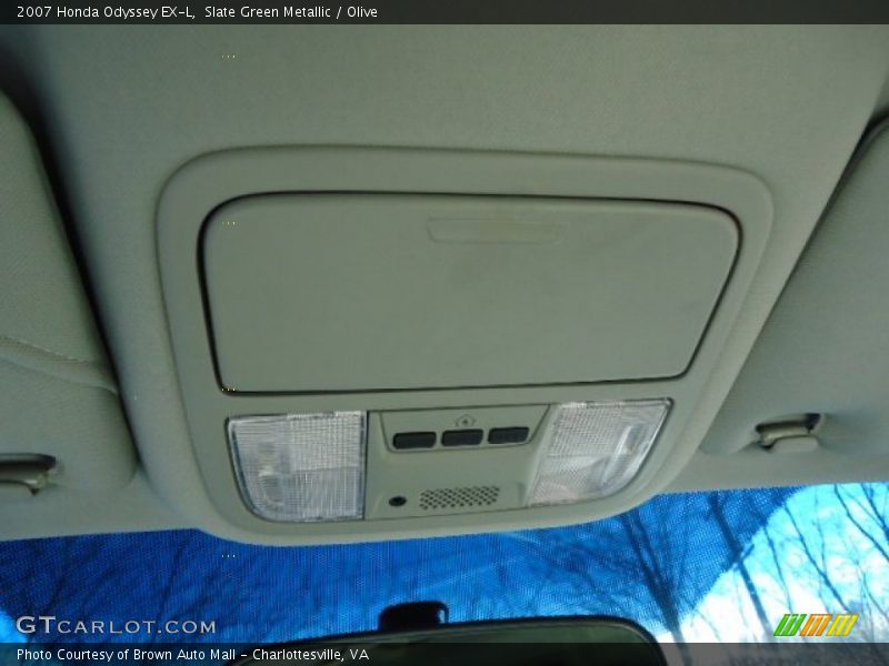Slate Green Metallic / Olive 2007 Honda Odyssey EX-L