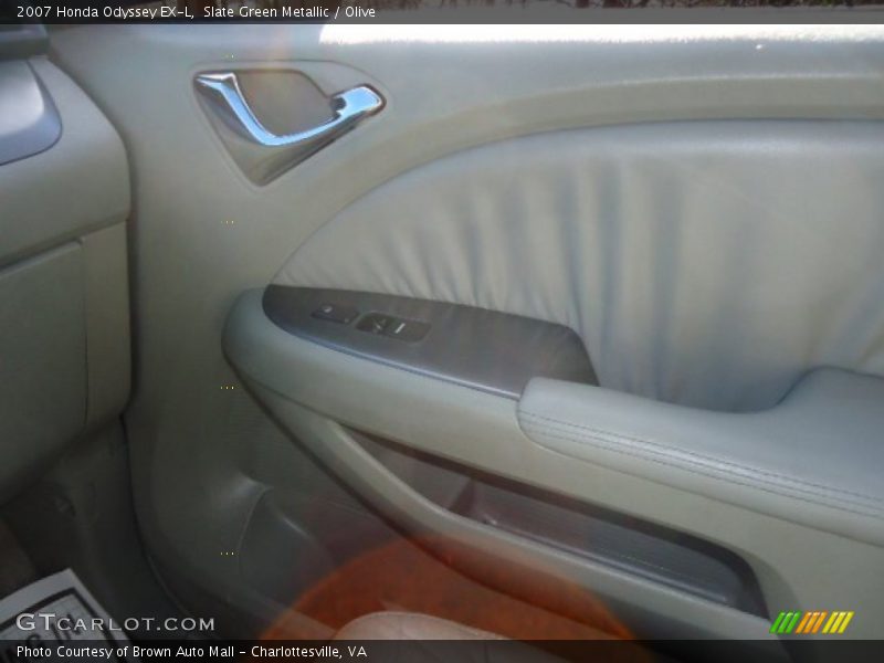 Slate Green Metallic / Olive 2007 Honda Odyssey EX-L