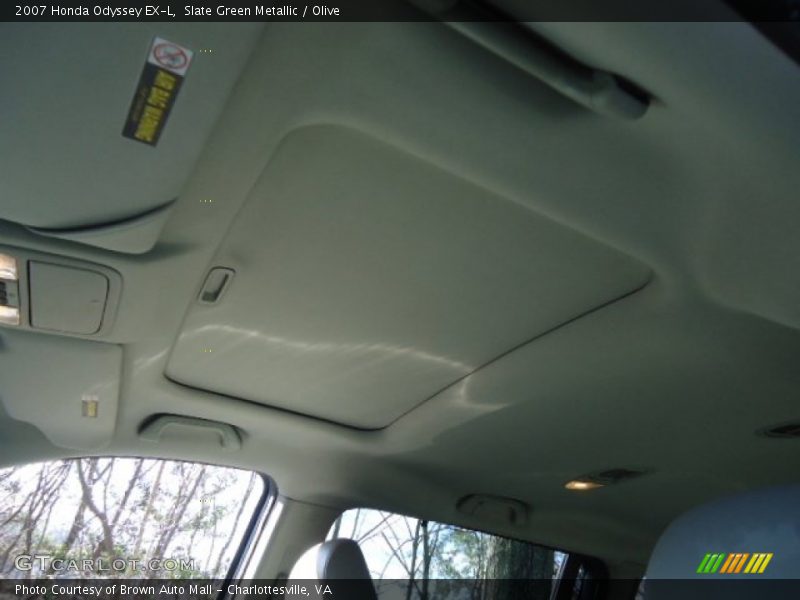 Slate Green Metallic / Olive 2007 Honda Odyssey EX-L