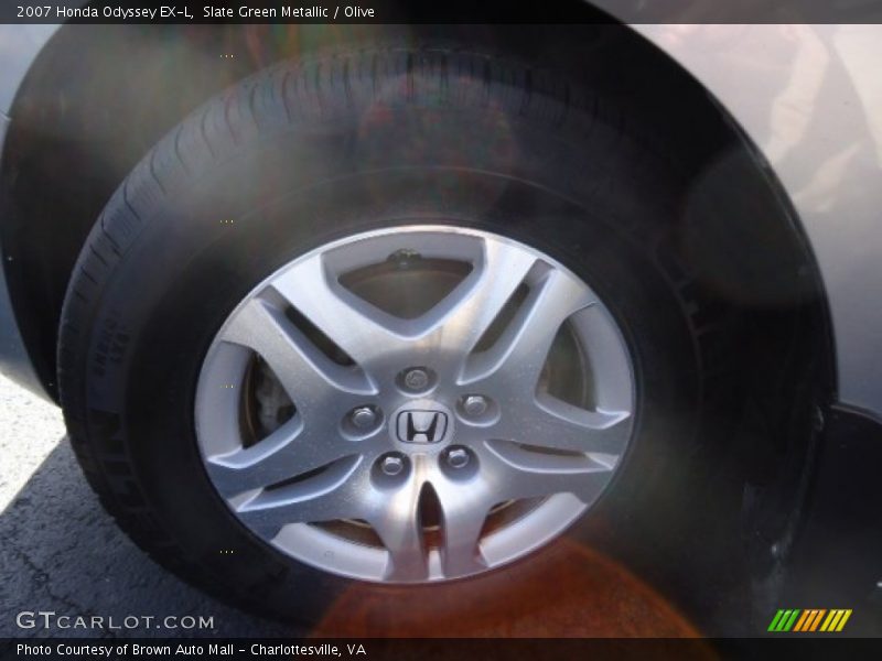 Slate Green Metallic / Olive 2007 Honda Odyssey EX-L