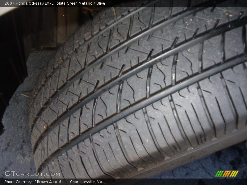 Slate Green Metallic / Olive 2007 Honda Odyssey EX-L