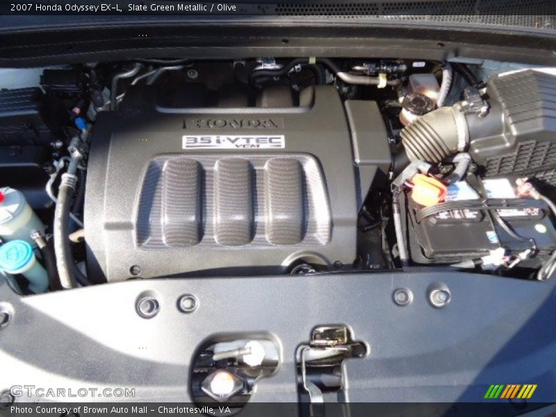 Slate Green Metallic / Olive 2007 Honda Odyssey EX-L