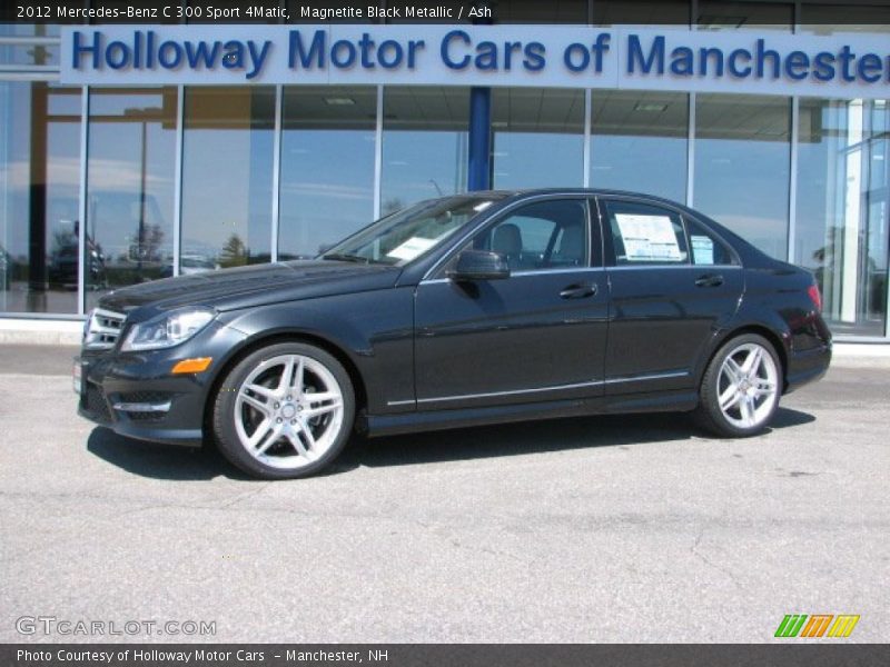Magnetite Black Metallic / Ash 2012 Mercedes-Benz C 300 Sport 4Matic
