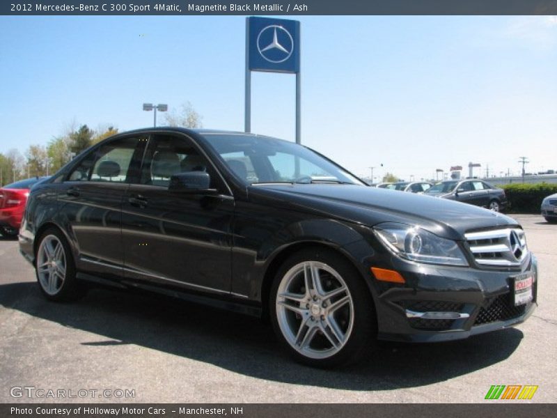 Magnetite Black Metallic / Ash 2012 Mercedes-Benz C 300 Sport 4Matic