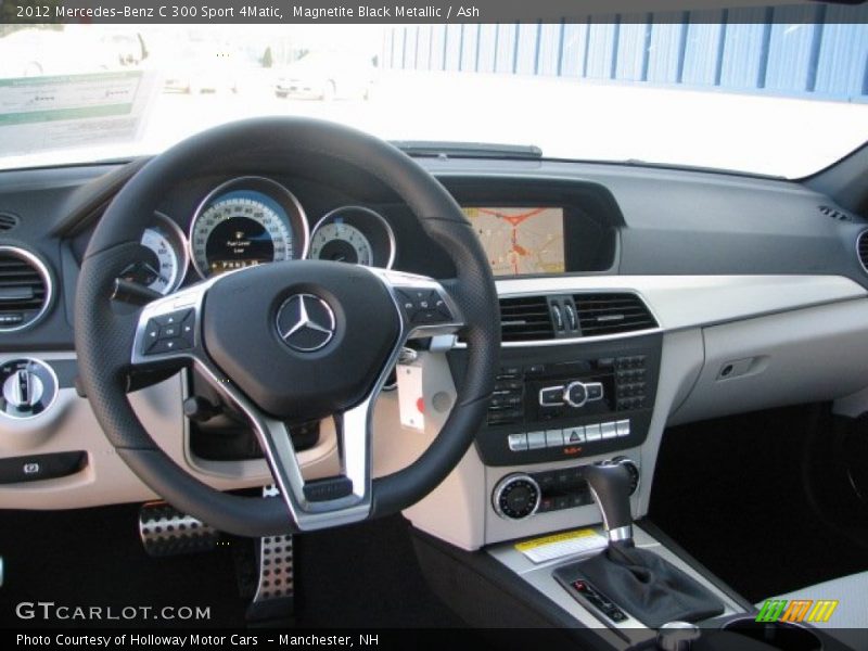 Magnetite Black Metallic / Ash 2012 Mercedes-Benz C 300 Sport 4Matic