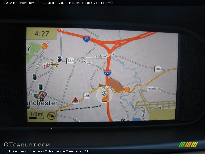 Magnetite Black Metallic / Ash 2012 Mercedes-Benz C 300 Sport 4Matic