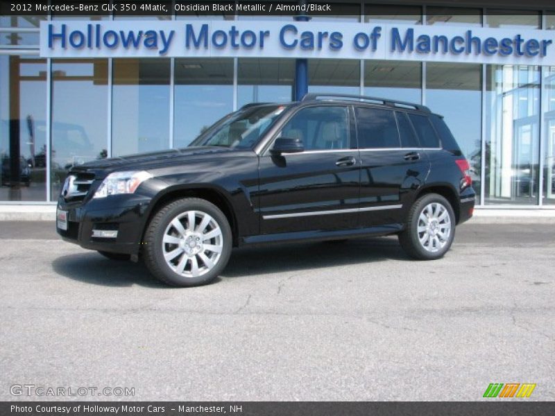 Obsidian Black Metallic / Almond/Black 2012 Mercedes-Benz GLK 350 4Matic
