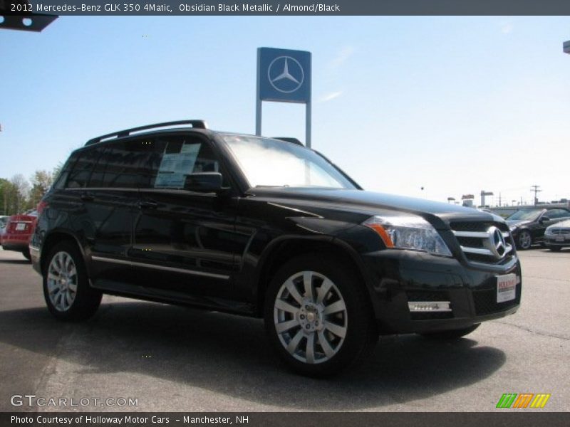Obsidian Black Metallic / Almond/Black 2012 Mercedes-Benz GLK 350 4Matic