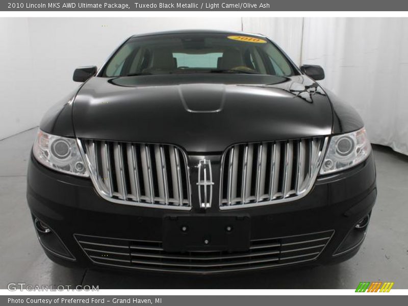 Tuxedo Black Metallic / Light Camel/Olive Ash 2010 Lincoln MKS AWD Ultimate Package