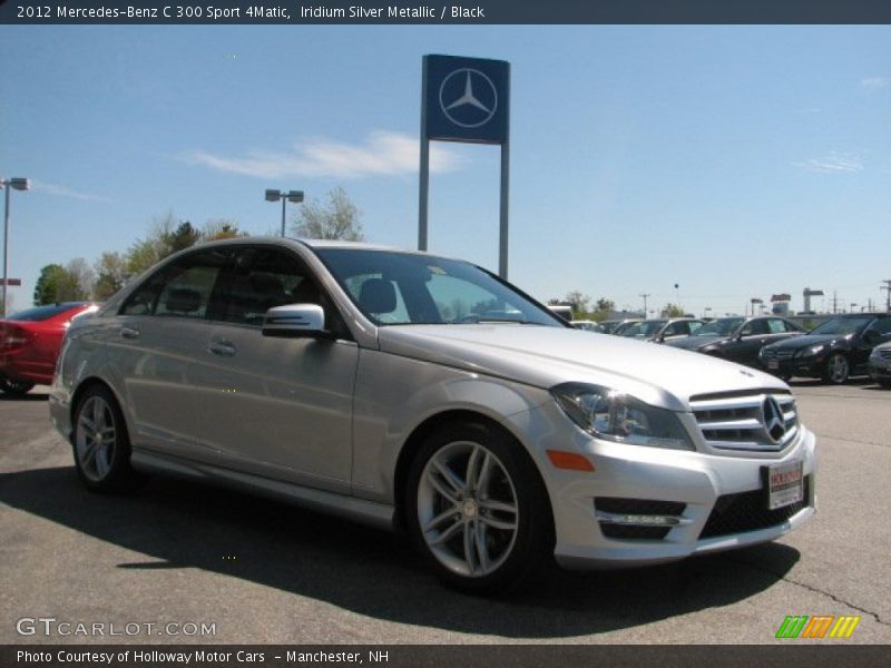 Iridium Silver Metallic / Black 2012 Mercedes-Benz C 300 Sport 4Matic