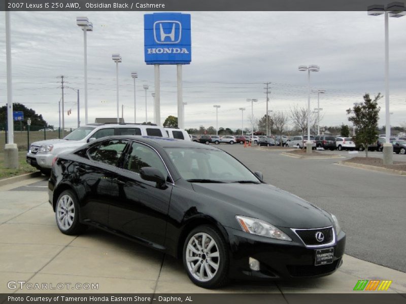 Obsidian Black / Cashmere 2007 Lexus IS 250 AWD