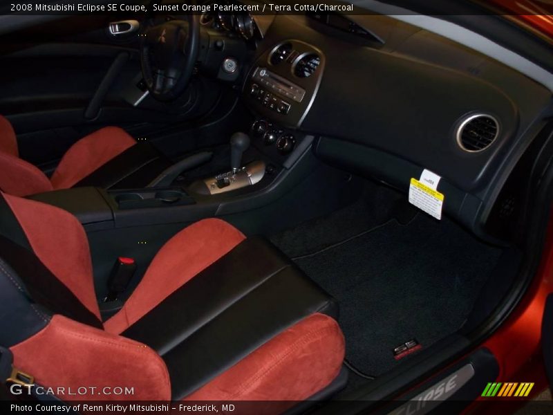 Sunset Orange Pearlescent / Terra Cotta/Charcoal 2008 Mitsubishi Eclipse SE Coupe