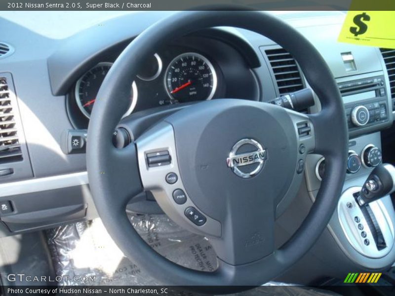 Super Black / Charcoal 2012 Nissan Sentra 2.0 S