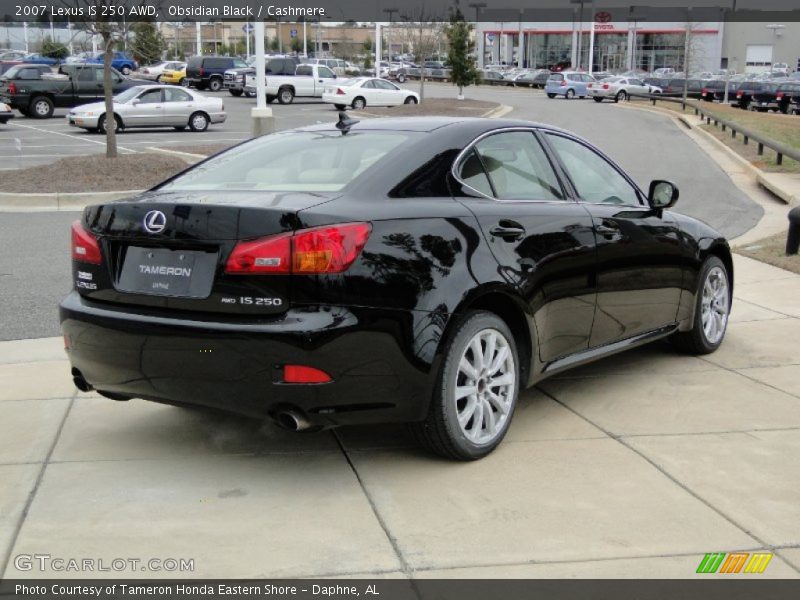Obsidian Black / Cashmere 2007 Lexus IS 250 AWD