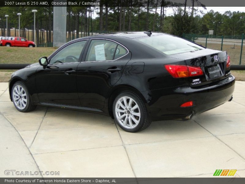 Obsidian Black / Cashmere 2007 Lexus IS 250 AWD