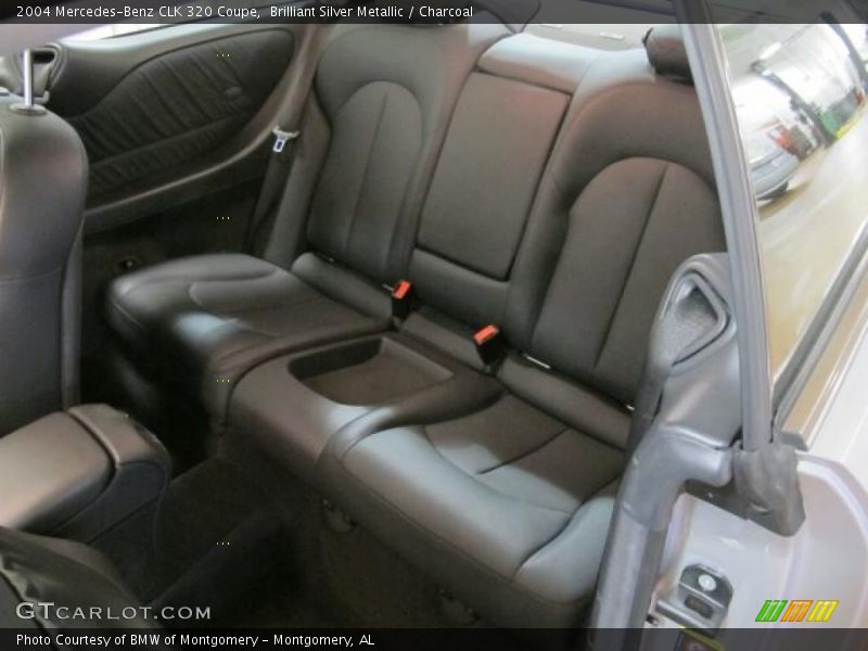 Brilliant Silver Metallic / Charcoal 2004 Mercedes-Benz CLK 320 Coupe