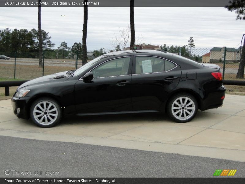 Obsidian Black / Cashmere 2007 Lexus IS 250 AWD