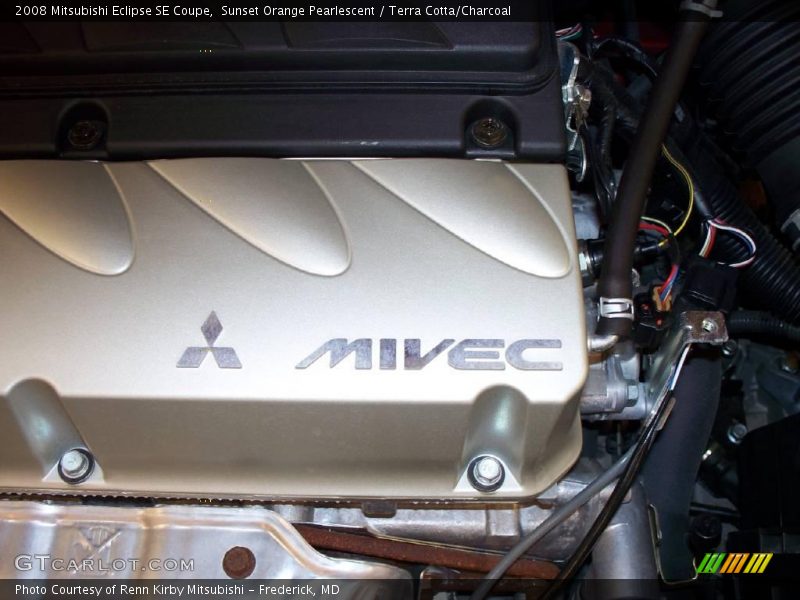 Sunset Orange Pearlescent / Terra Cotta/Charcoal 2008 Mitsubishi Eclipse SE Coupe