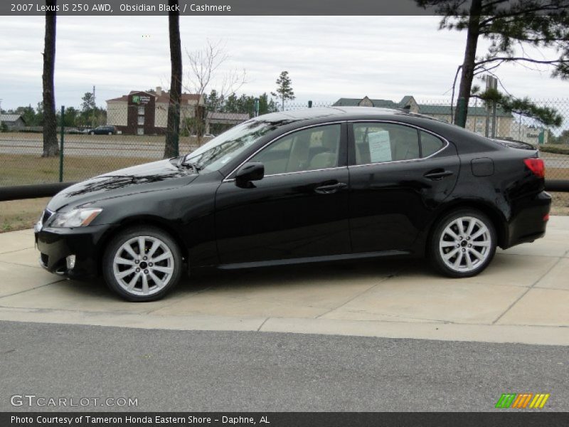 Obsidian Black / Cashmere 2007 Lexus IS 250 AWD