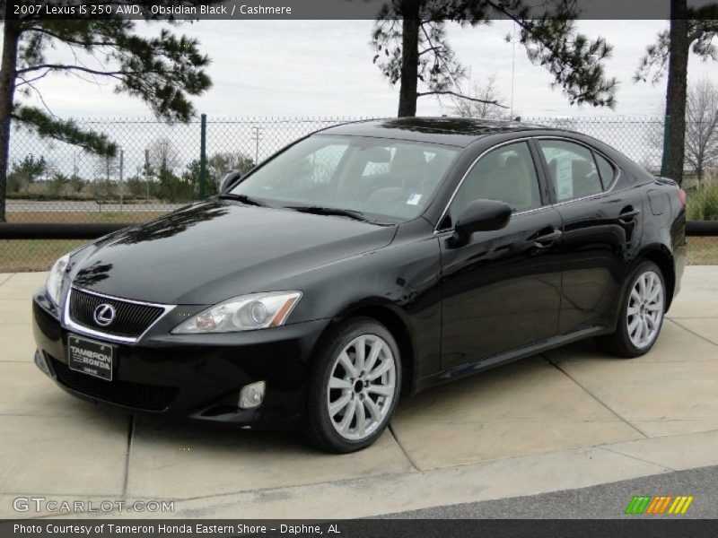 Obsidian Black / Cashmere 2007 Lexus IS 250 AWD
