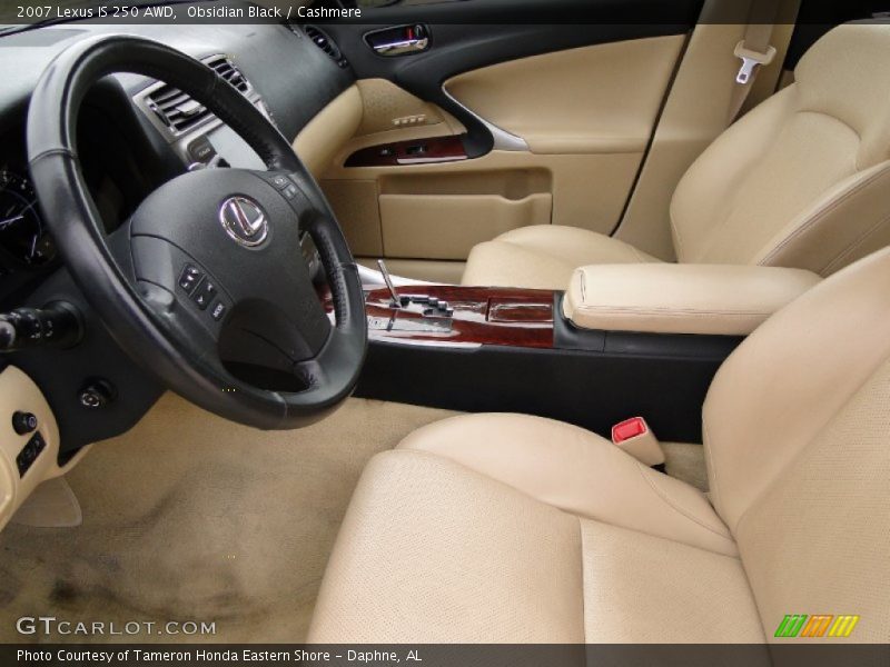 Obsidian Black / Cashmere 2007 Lexus IS 250 AWD