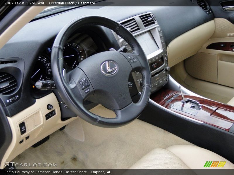 Obsidian Black / Cashmere 2007 Lexus IS 250 AWD