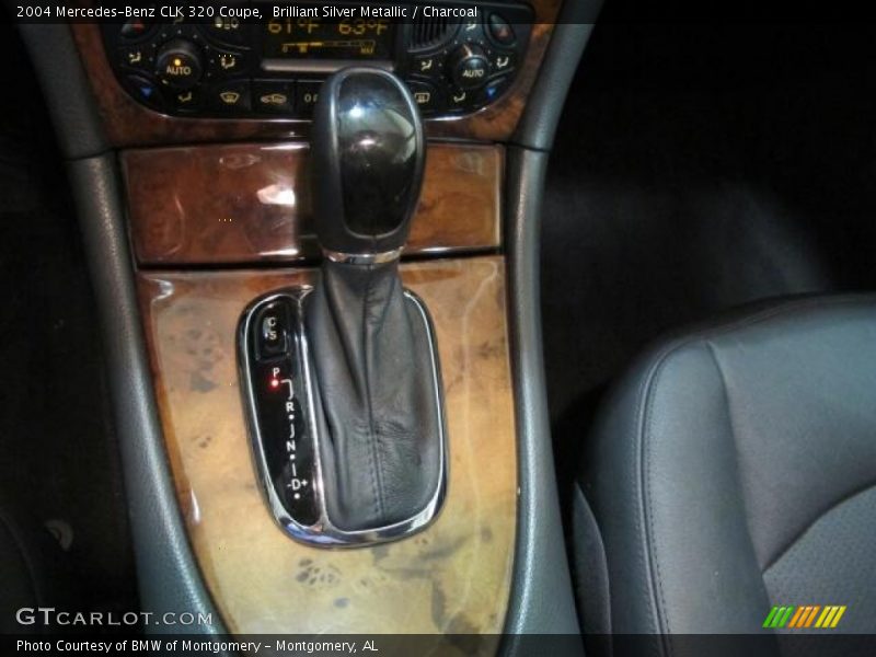 Brilliant Silver Metallic / Charcoal 2004 Mercedes-Benz CLK 320 Coupe