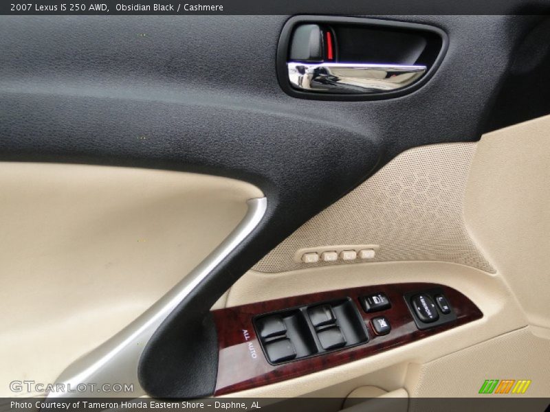 Obsidian Black / Cashmere 2007 Lexus IS 250 AWD