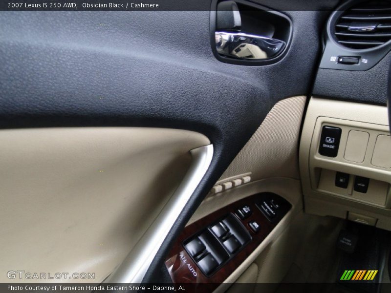 Obsidian Black / Cashmere 2007 Lexus IS 250 AWD