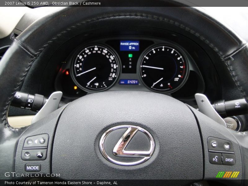 Obsidian Black / Cashmere 2007 Lexus IS 250 AWD