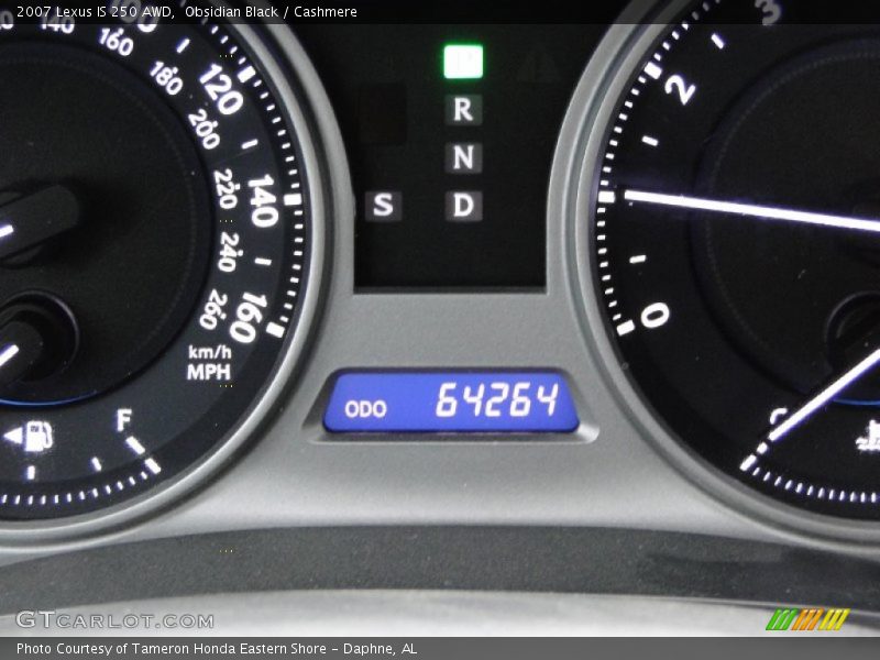 Obsidian Black / Cashmere 2007 Lexus IS 250 AWD