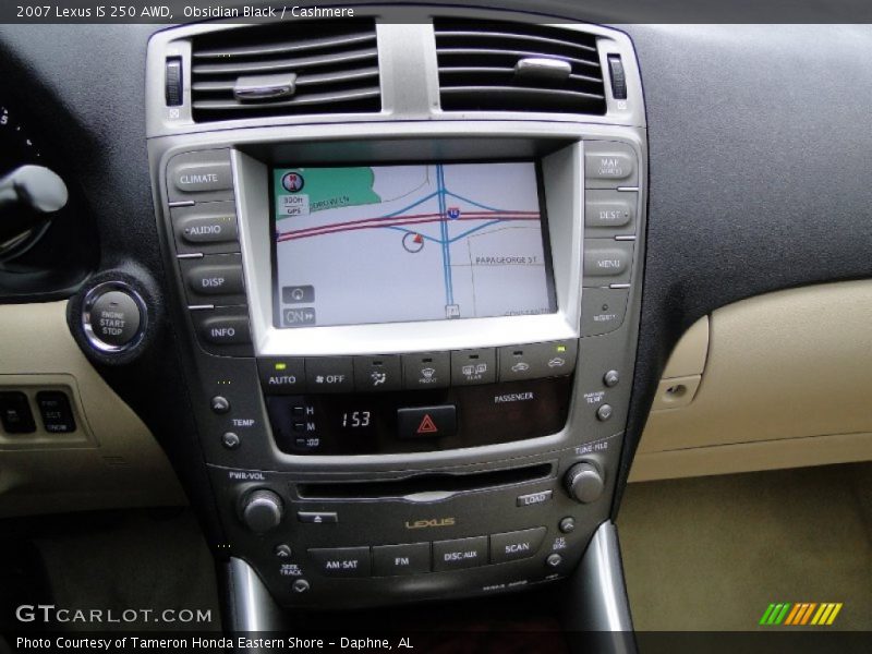 Obsidian Black / Cashmere 2007 Lexus IS 250 AWD