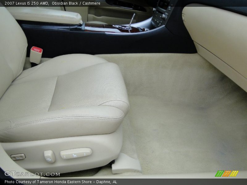 Obsidian Black / Cashmere 2007 Lexus IS 250 AWD