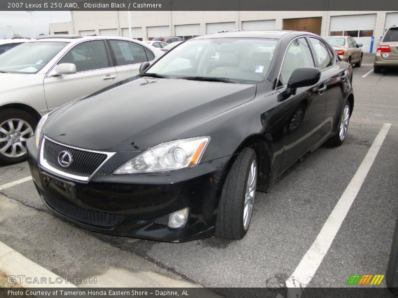Obsidian Black / Cashmere 2007 Lexus IS 250 AWD