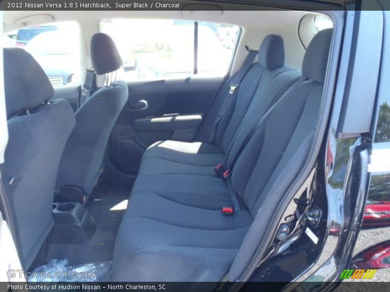 Super Black / Charcoal 2012 Nissan Versa 1.8 S Hatchback