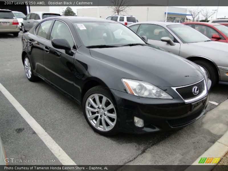 Obsidian Black / Cashmere 2007 Lexus IS 250 AWD