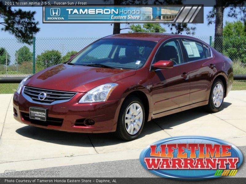 Tuscan Sun / Frost 2011 Nissan Altima 2.5 S