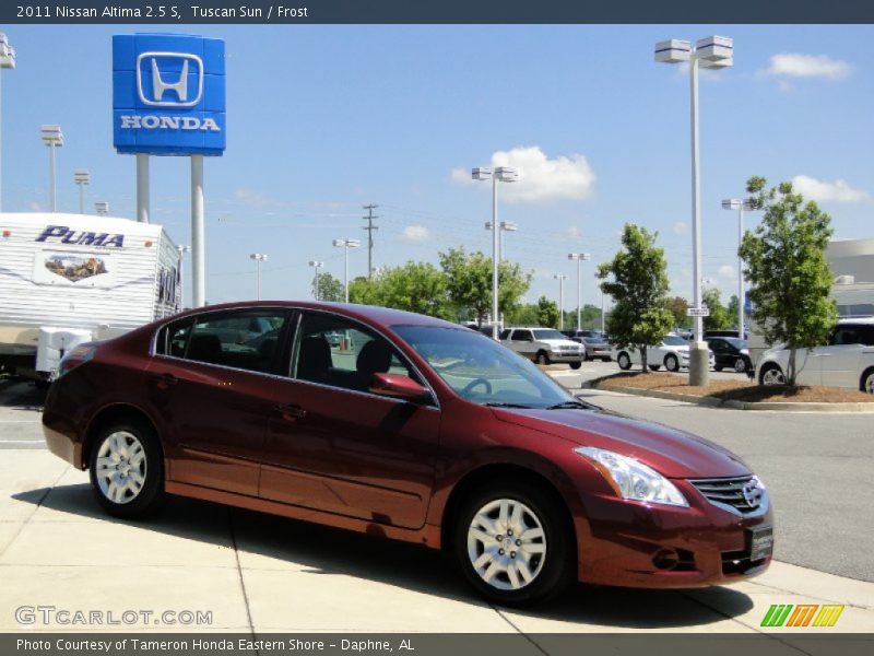 Tuscan Sun / Frost 2011 Nissan Altima 2.5 S